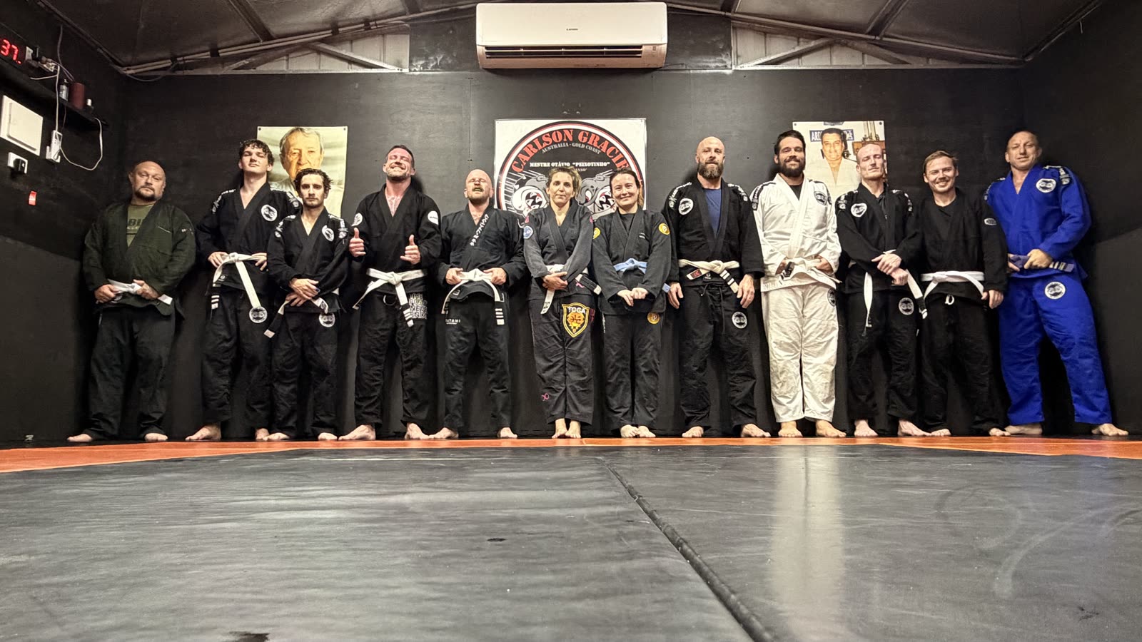 Carlson Gracie Redlands class line-up